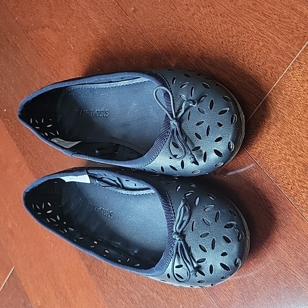 LIKE NEW Jcrew Cuts Navy Ballet Flats